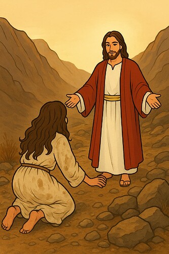 Dieu te relève toujours plus haut que là où tu es tombé