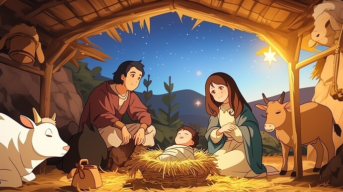 Jesus was born in poor condition