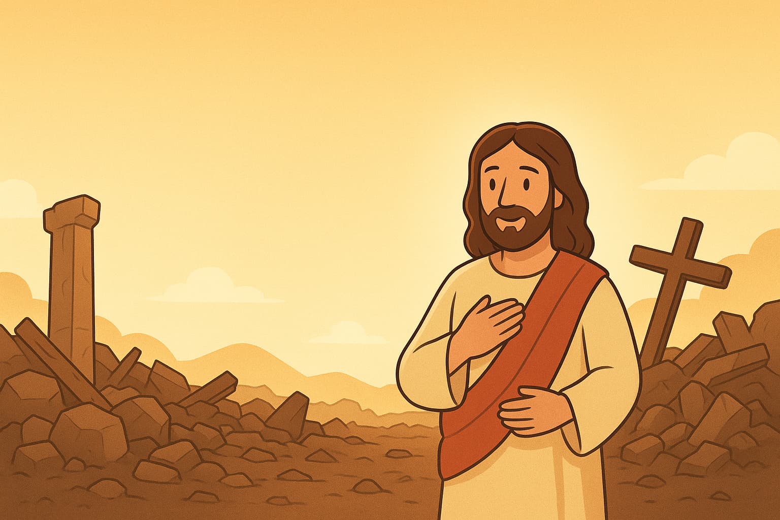 Where everything collapses, Jesus builds your testimony